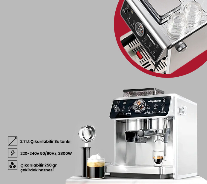 Öztiryakiler Mini Barista Espresso Kahve Makinesi 