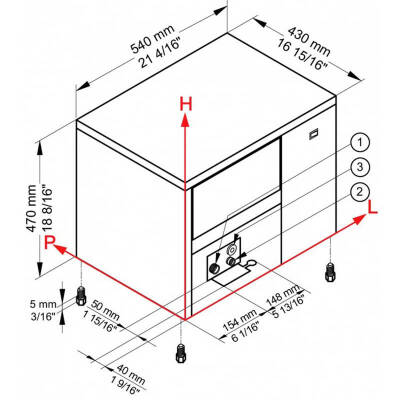 Brema IC 18 Küp Buz Makinesi, 22 kg/gün - 2