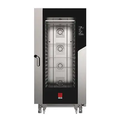 Eka Konveksiyonlu Elektronik Fırın Nemlendirmeli Gn 1/1 20 Tepsi Kapasiteli Elektrikli MKF-2011BM - 1