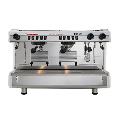 Faema E98 Up Tall Cup Full Otomatik Espresso Kahve Makinesi, 2 Gruplu, Beyaz - 1