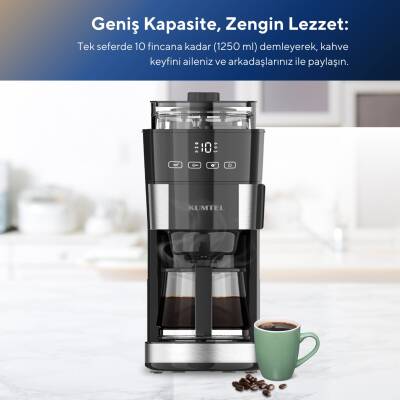 Kumtel Dijital Filtre Kahve Makinesi HFCM-02 - 4