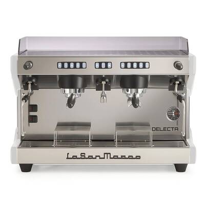 La San Marco Delecta 2 Gruplu Tam Otomatik Espresso Kahve Makinesi Beyaz - 1
