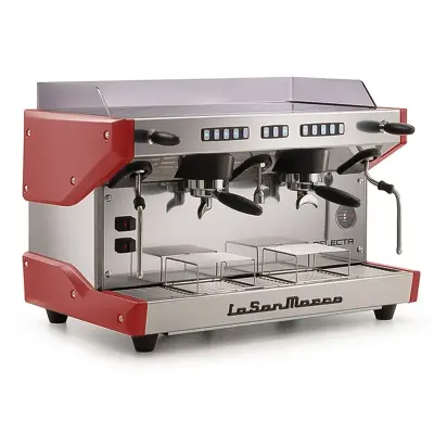 La San Marco Delecta 2 Gruplu Tam Otomatik Espresso Kahve Makinesi Kırmızı - 2
