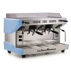 La San Marco Delecta 2 Gruplu Tam Otomatik Espresso Kahve Makinesi Mavi - 3