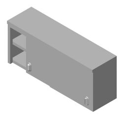 Öztiryakiler Ara Raflı Duvar Dolabı, 140x40 cm - Öztiryakiler