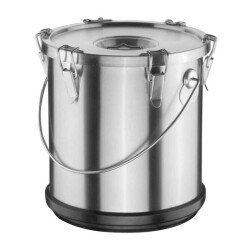 Öztiryakiler 32x17 cm, 10 Lt Çift Cidarlı Termos, Lastik Korumalı, 6 Klipsli - Öztiryakiler