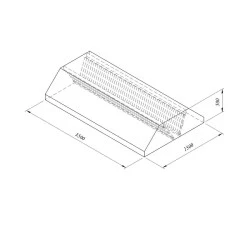 Öztiryakiler Davlumbaz Orta Tip Filtreli 350x150 cm - 1
