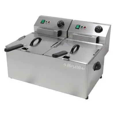 Öztiryakiler EF8DS Fritöz Elektrikli 2x8 LT Trifaze 12 kW - 1