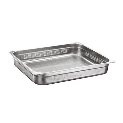 Öztiryakiler Gastronorm Küvet, Delikli, Standart, GN 2/1, 65x53x20 cm - 1