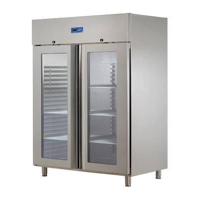 Öztiryakiler GN 1200 NMV Dik Tip Monoblok Buzdolabı, Çift Cam Kapılı - 1