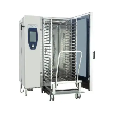 Öztiryakiler Kit Arabalı Konveksiyonlu Kombi Fırın GN 2/1 20 Tepsi Kapasiteli Elektrikli - 2