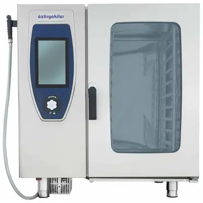 Öztiryakiler Konveksiyonlu Kombi Fırın GN 1/1 10 Tepsi Kapasiteli Elektrikli - 1