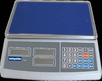 Öztiryakiler Mutfak Terazisi Fiyat Hesaplamalı 6 Kg - 1