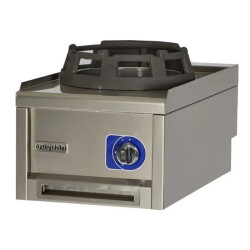 Öztiryakiler Optimum 700 Seri Set Üstü Wok Ocak Gazlı Tekli 40x70x30 cm - Öztiryakiler