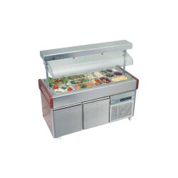 Öztiryakiler OSBA Asansörlü Saladbar, 150x70 cm Meşe - Öztiryakiler