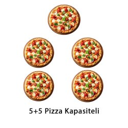 Öztiryakiler Pizza Fırını 5+5 Pizza Kapasiteli Elektrikli - 2