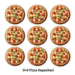 Öztiryakiler Pizza Fırını 9+9 Pizza Kapasiteli Elektrikli - 2