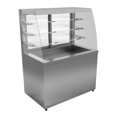Öztiryakiler Self Servis Teşhir Dolabı, Nötr, 480 Lt - 1