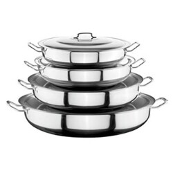 Öztiryakiler Sığ Helvane Tencere, Kapaklı 70X20 Cm - Öztiryakiler