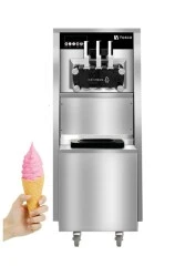 Vosco VXY-P965S Üç Kollu Pro Silver Soft Dondurma Makinesi - 2