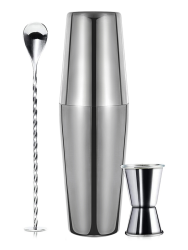 Vosco VB-KB3 3 Parça Boston Shaker Kokteyl Seti, 750 ml - Vosco