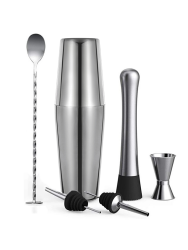 Vosco VB-KB6 6 Parça Boston Shaker Kokteyl Seti, 750 ml - Vosco