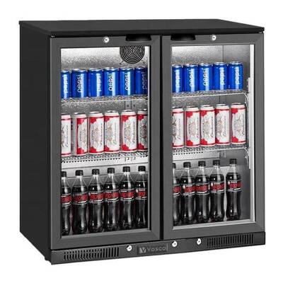 Vosco VBB-S250 2 Kapılı Bar Arkası Şişe Soğutucu Dolap 238 Lt Siyah - 1