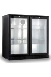Vosco VBBC-250S 2 Kapılı Bar Arkası Şişe Soğutucu Dolap 238 Lt Siyah - 2