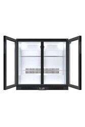 Vosco VBBC-250S 2 Kapılı Bar Arkası Şişe Soğutucu Dolap 238 Lt Siyah - 3