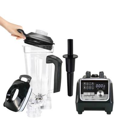 Vosco VHS-206C Pro Dijital Buz Kırıcı Bar Blender 2 Lt 2200 W Siyah - 4