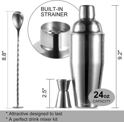 Vosco VSC-K3 3 Parça Bar Kokteyl Seti, 750 ml - 5