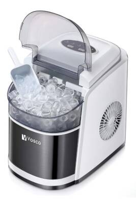 Vosco VHZB-12C Ev Tipi Buz Makinesi 12 kg/gün Kapasiteli Gri - 4