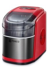 Vosco Buz Makinesi 12 Kg Set Üstü, Kırmızı - 1